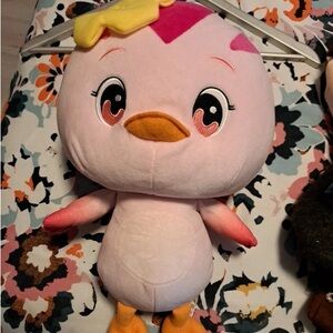 Pink and Orange Plush Toy